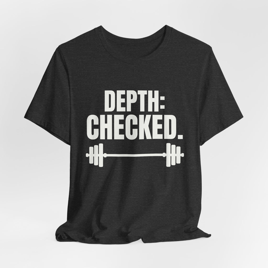 Depth: Checked Tee (Dark)