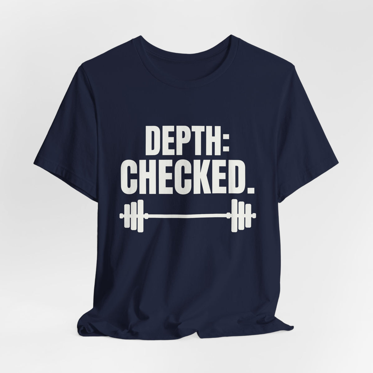 Depth: Checked Tee (Dark)