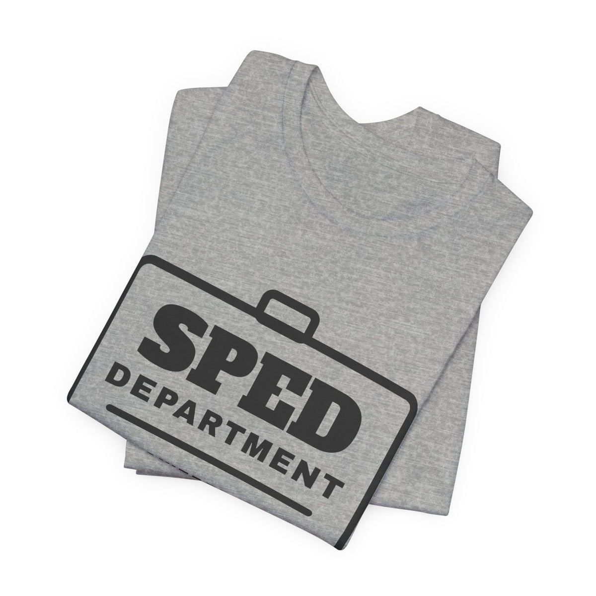 SPED Department: Powered by Coffee & Data Tee (Light)