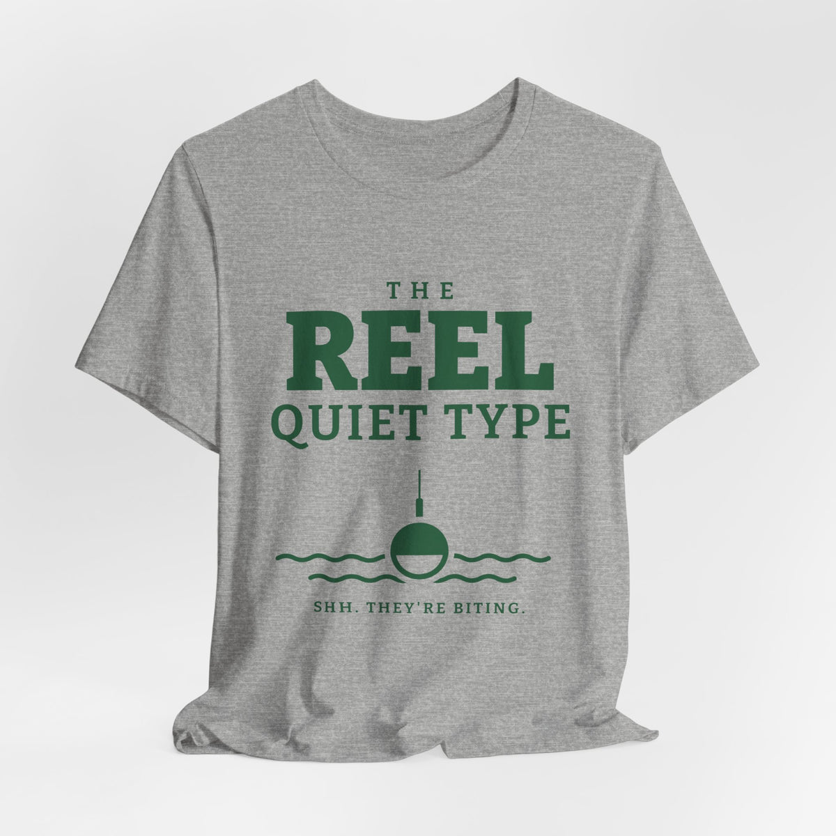 The Reel Quiet Type Tee (Forest Green Ink)