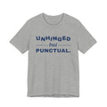 Unhinged but Punctual Tee (Navy Blue Ink)