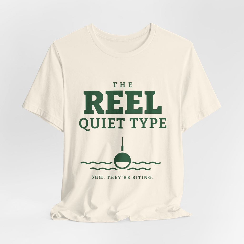 The Reel Quiet Type Tee (Forest Green Ink)