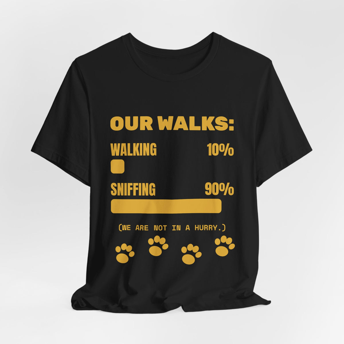 Our Walks: Sniffing 90% Tee (Gold)
