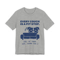 Every Couch Is a Pit Stop Tee (Navy Blue Ink)