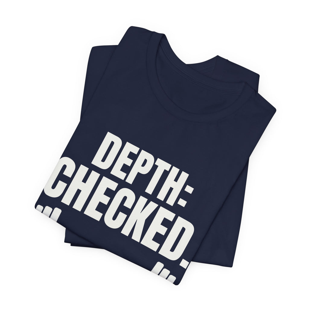 Depth: Checked Tee (Dark)