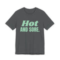 Hot and Sore Tee (Mint Green Ink)