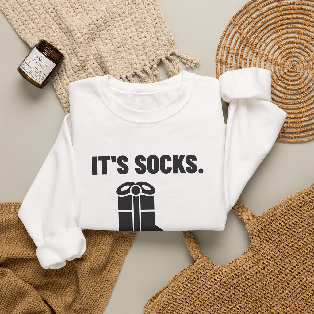 It's Socks I Can Tell Crewneck Sweatshirt (Light)