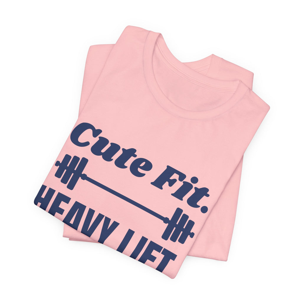 Cute Fit. Heavy Lift Tee (Navy Blue Ink)