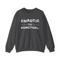 Chaotic but Punctual Crewneck Sweatshirt (Dark)