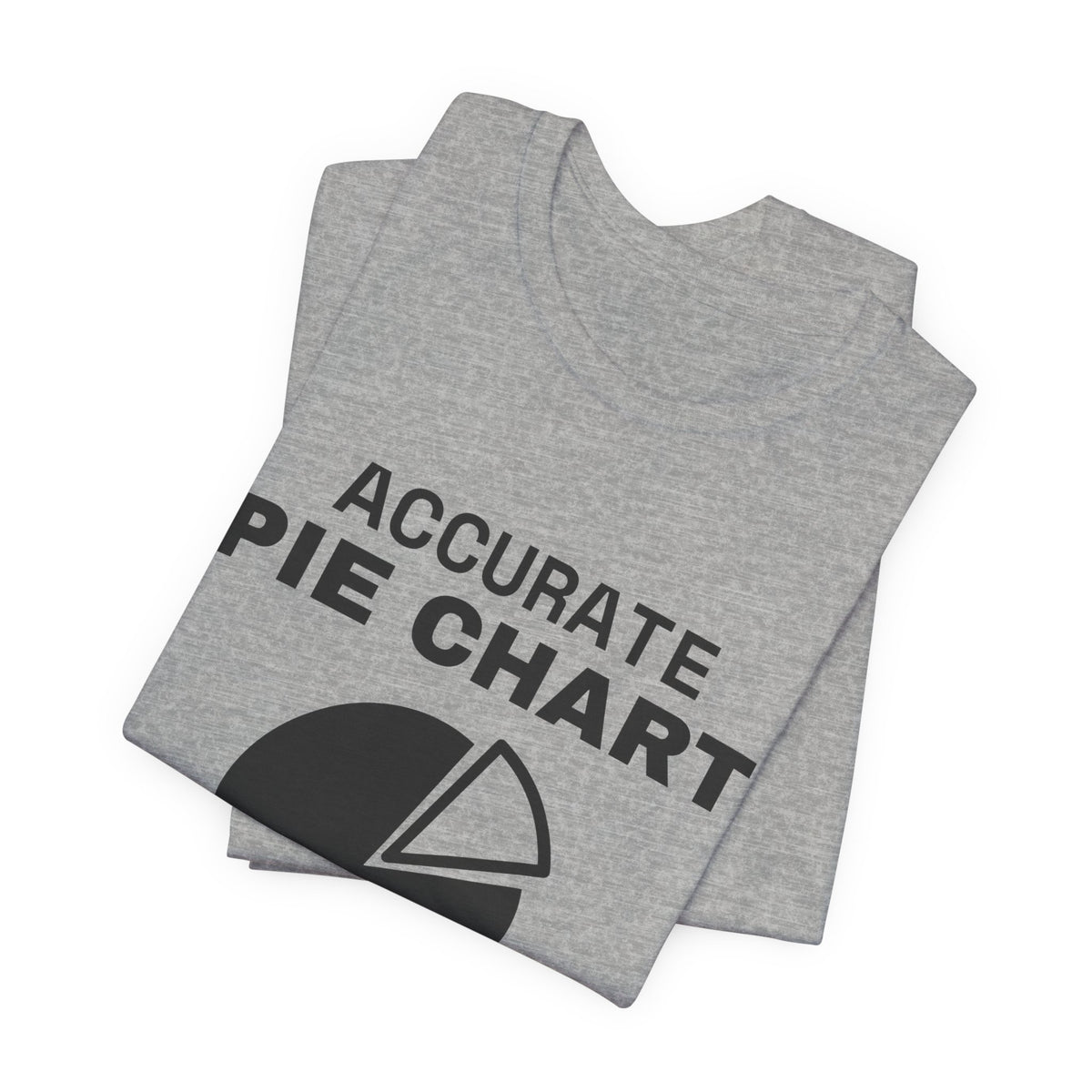 Accurate Pie Chart Tee (Light)