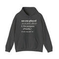 Unemployed on Purpose Hoodie (Dark)