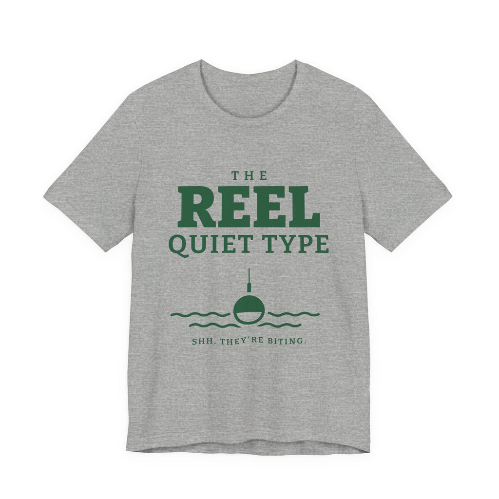 The Reel Quiet Type Tee (Forest Green Ink)