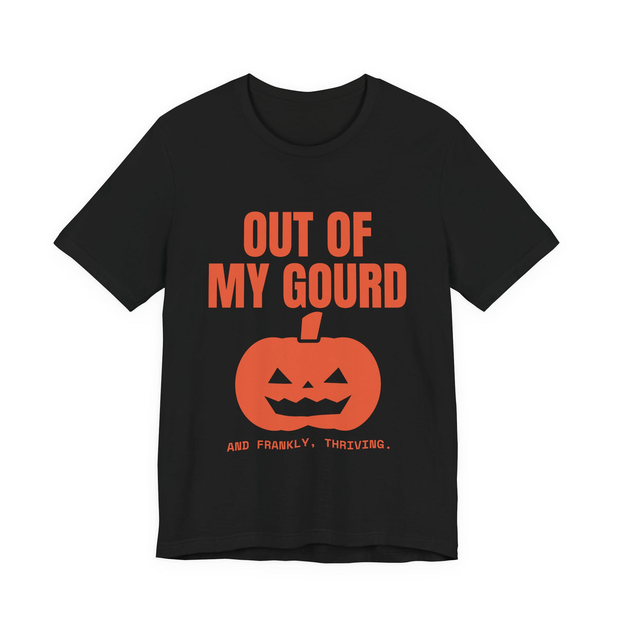 Out of My Gourd Tee (Black / Orange)