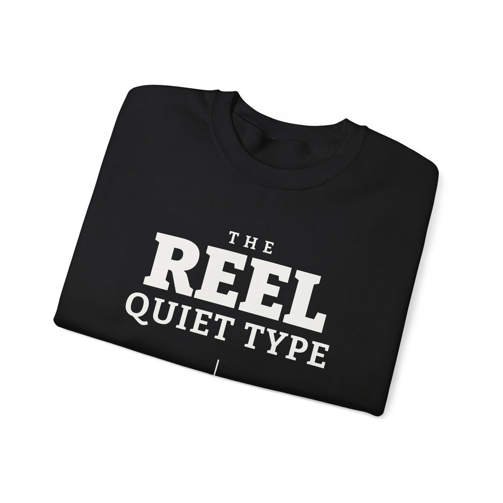 The Reel Quiet Type Crewneck Sweatshirt (Dark)