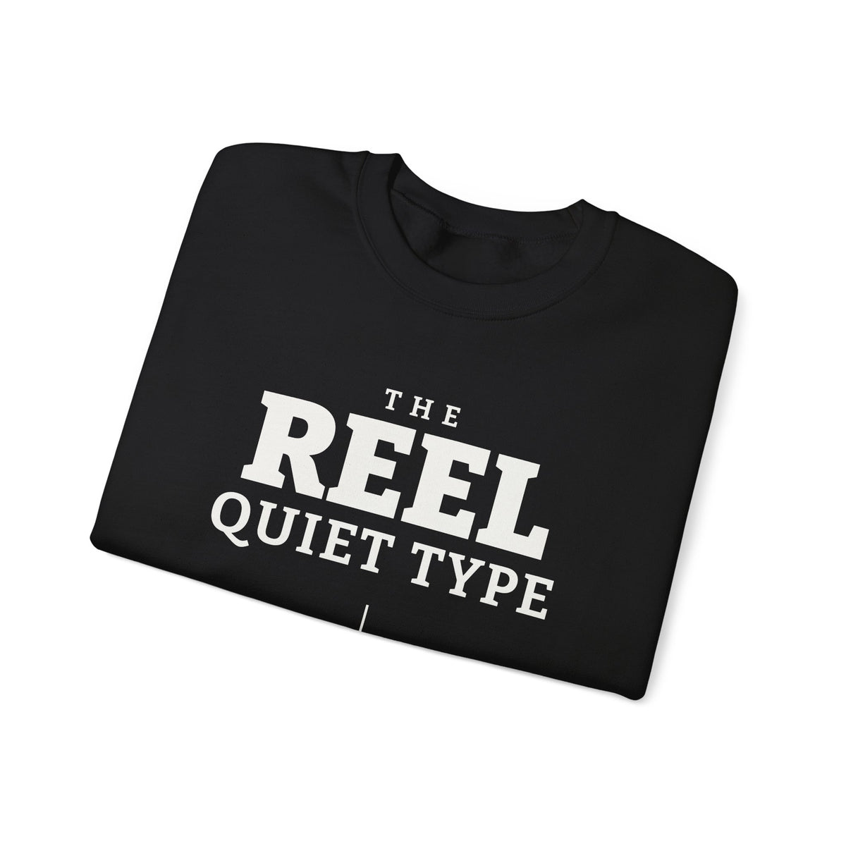 The Reel Quiet Type Crewneck Sweatshirt (Dark)