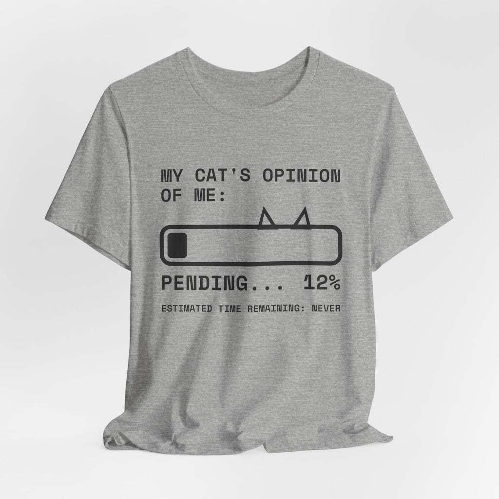 My Cat's Opinion of Me: Pending Tee (Light)