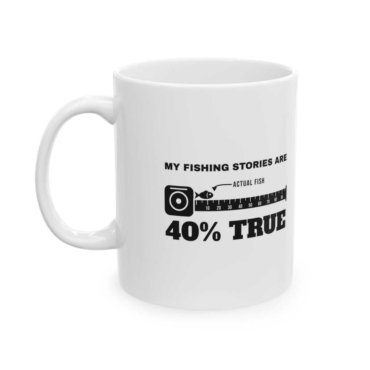 My Fishing Stories Are 40% True Mug