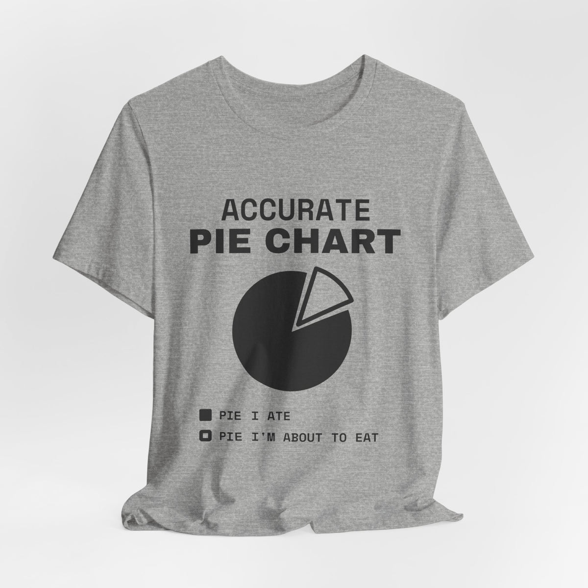 Accurate Pie Chart Tee (Light)