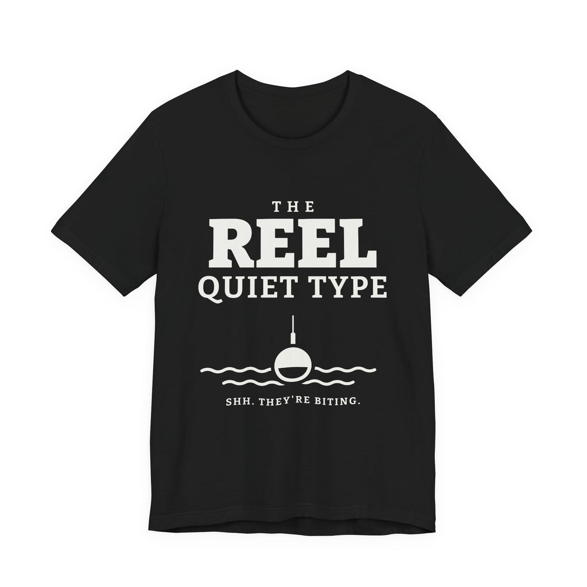 The Reel Quiet Type Tee (Dark)