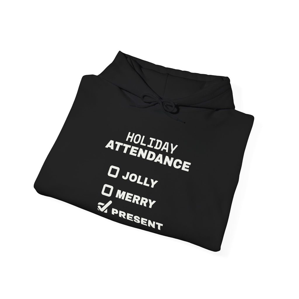 Holiday Attendance Checklist Hoodie (Dark)