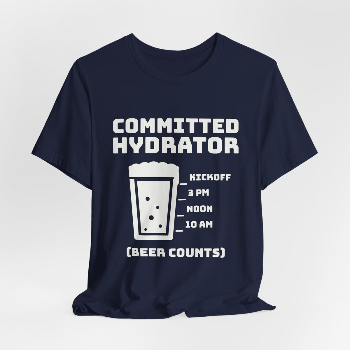 Committed Hydrator (Beer Counts) Tee (Dark)