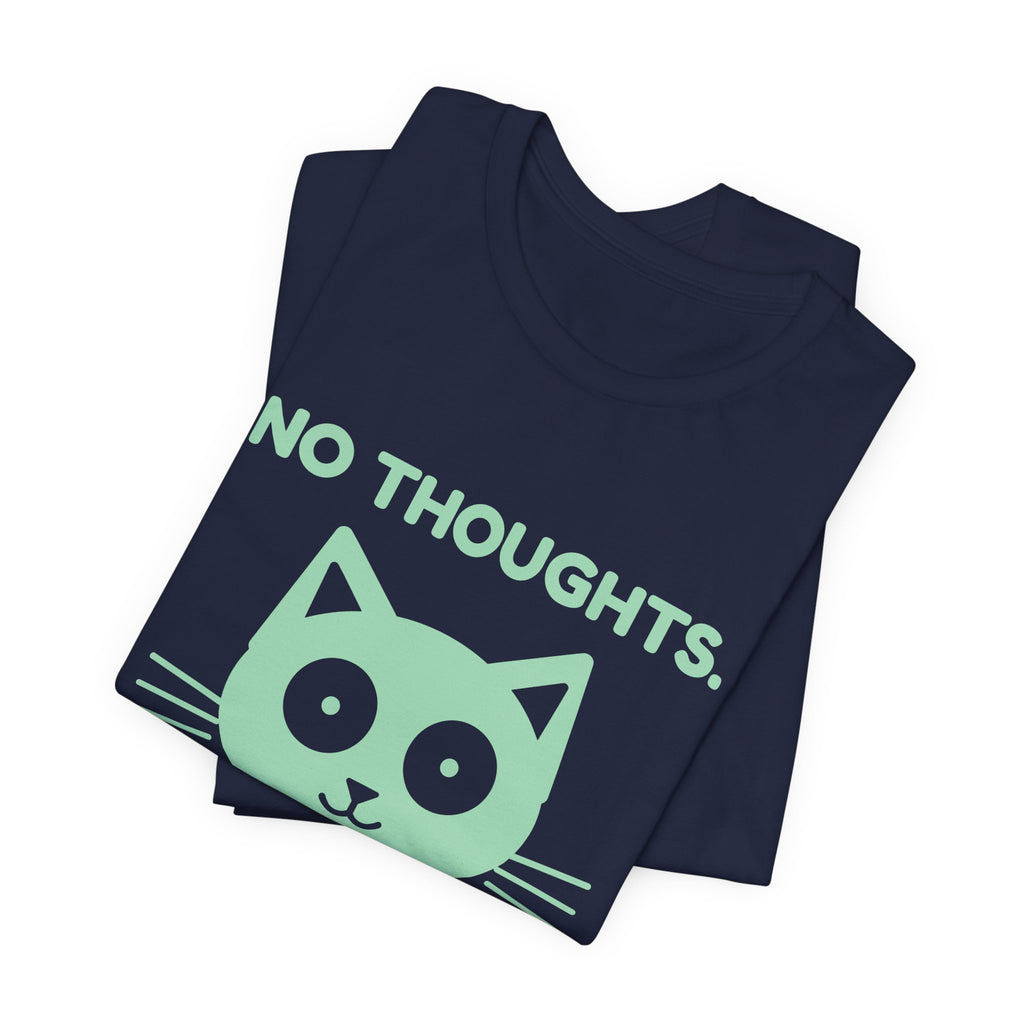 No Thoughts. Just Crimes. Tee (Mint Green Ink)