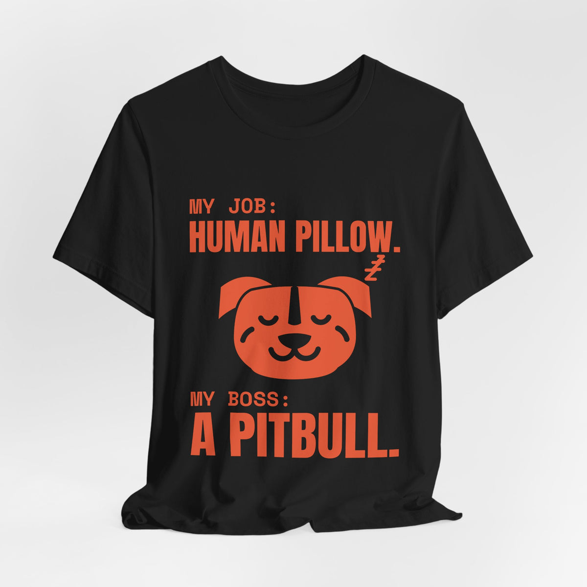 My Job: Human Pillow Tee (Orange)