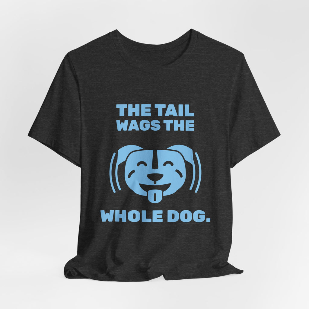 The Tail Wags the Whole Dog Tee (Sky Blue Ink)
