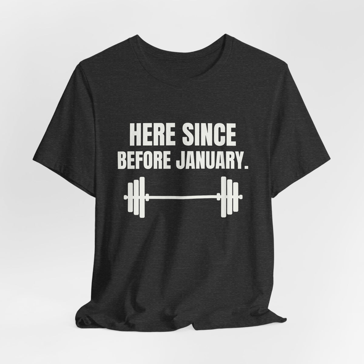 Here Since Before January Tee (Dark)
