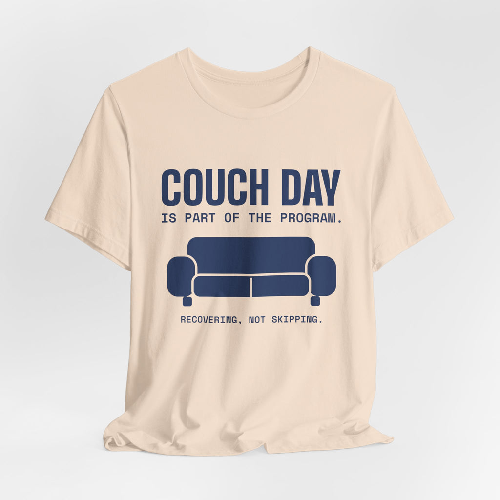 Couch Day Is Part of the Program Tee (Navy Blue Ink)
