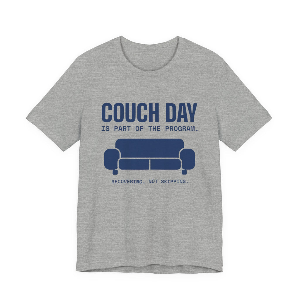 Couch Day Is Part of the Program Tee (Navy Blue Ink)