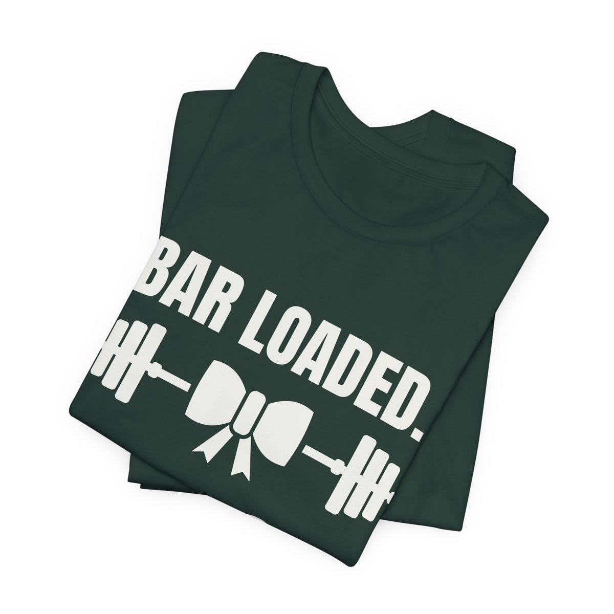 Bar Loaded. Bow On Tee (Dark)