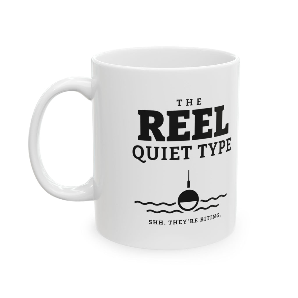 The Reel Quiet Type Mug