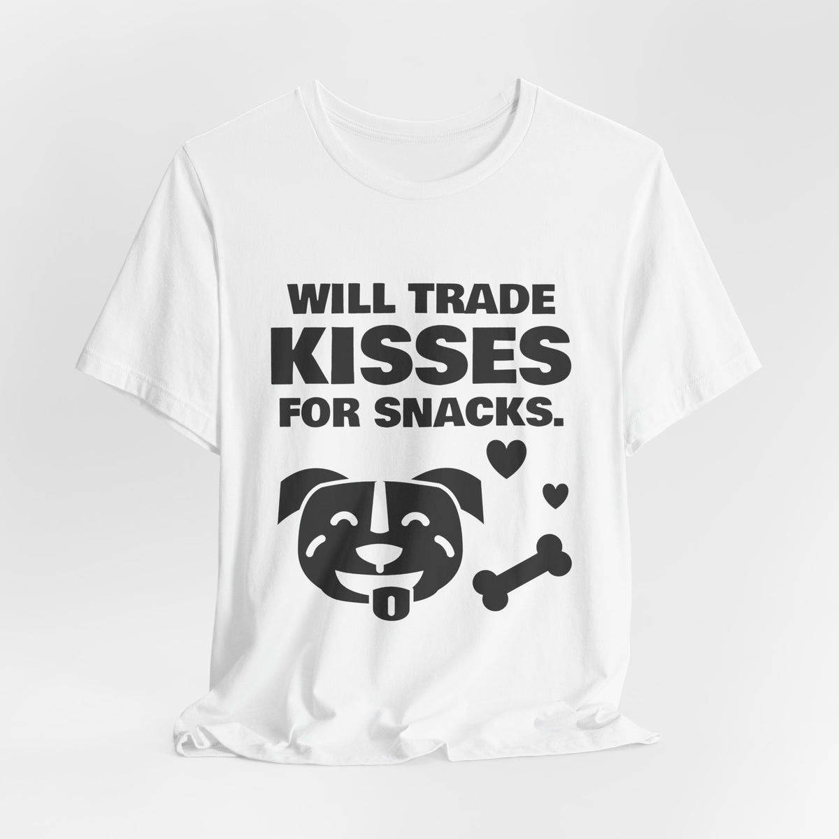 Will Trade Kisses for Snacks Tee (Light)
