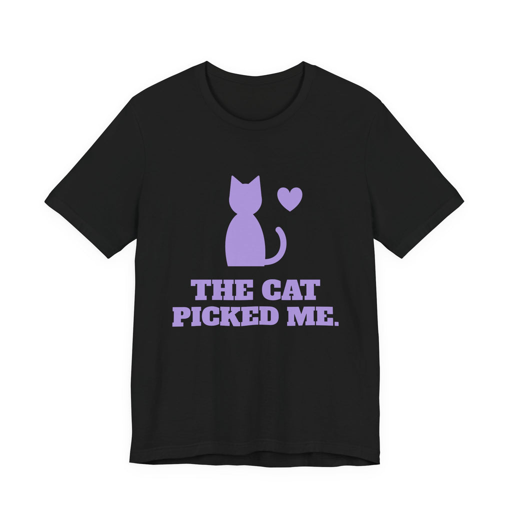 The Cat Picked Me Tee (Lavender)