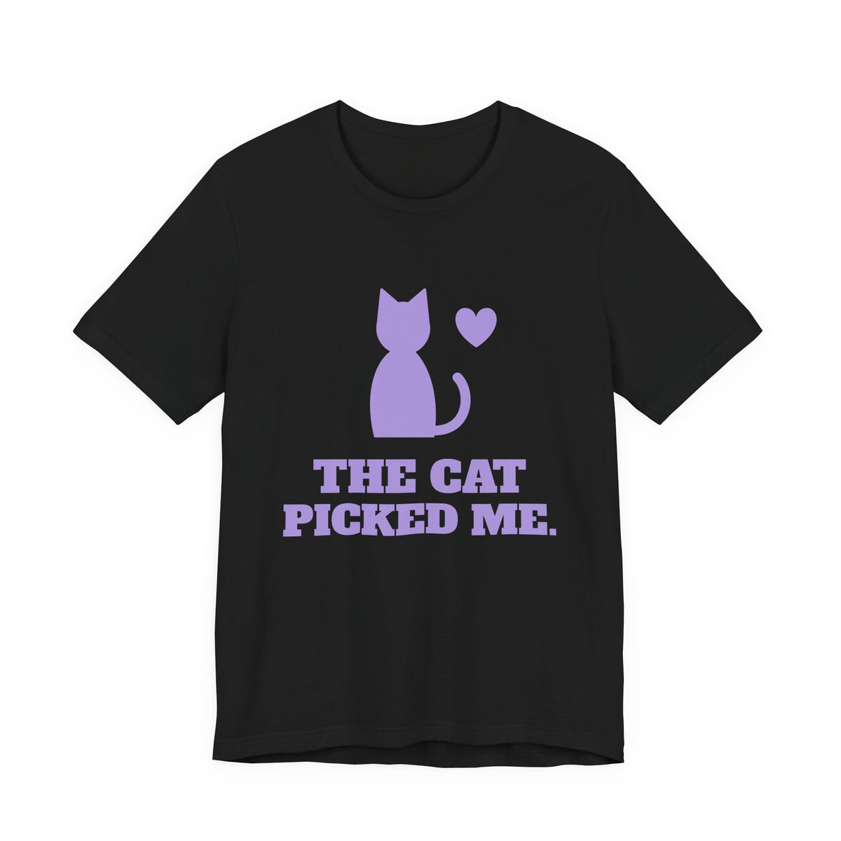The Cat Picked Me Tee (Lavender)