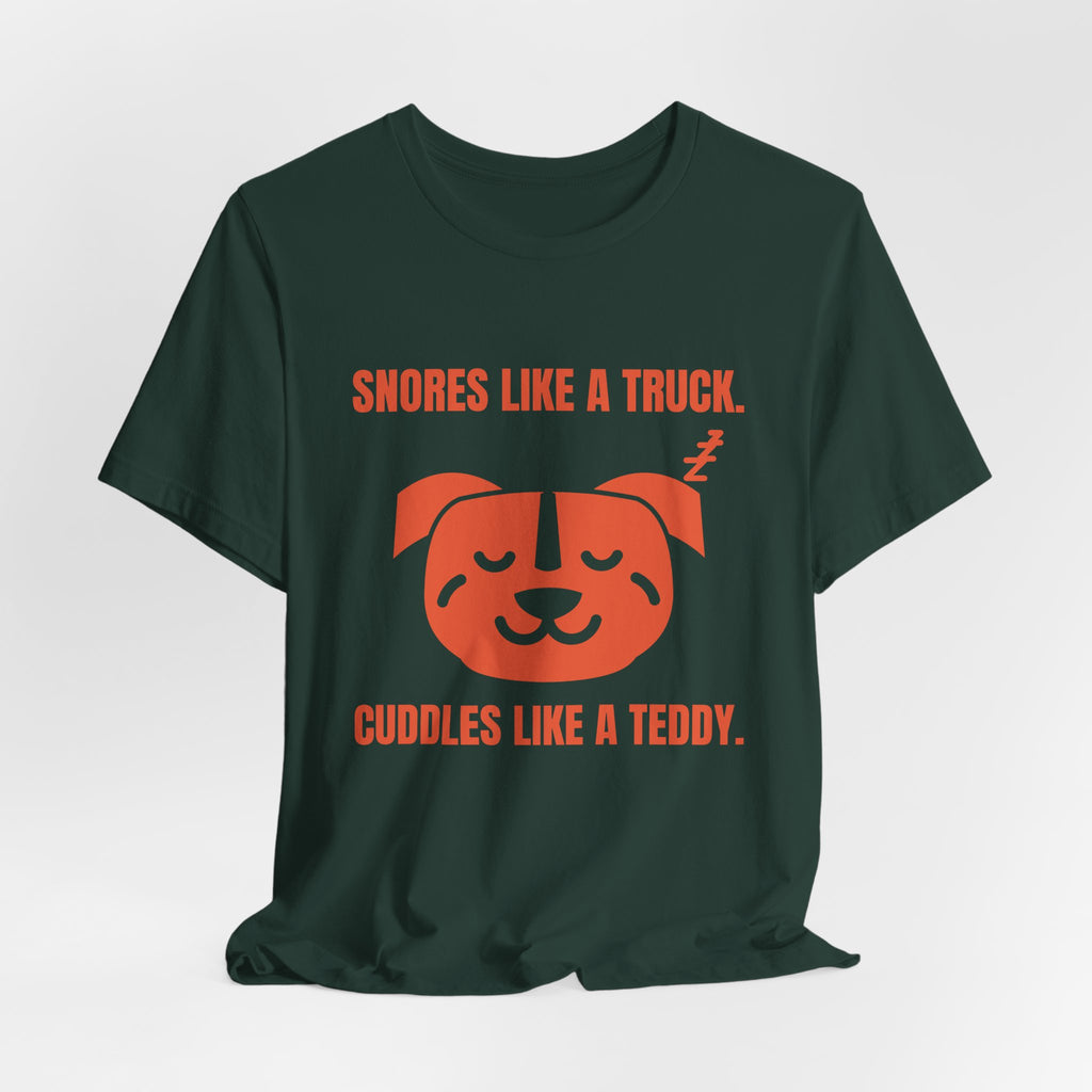 Snores Like a Truck Tee (Orange)