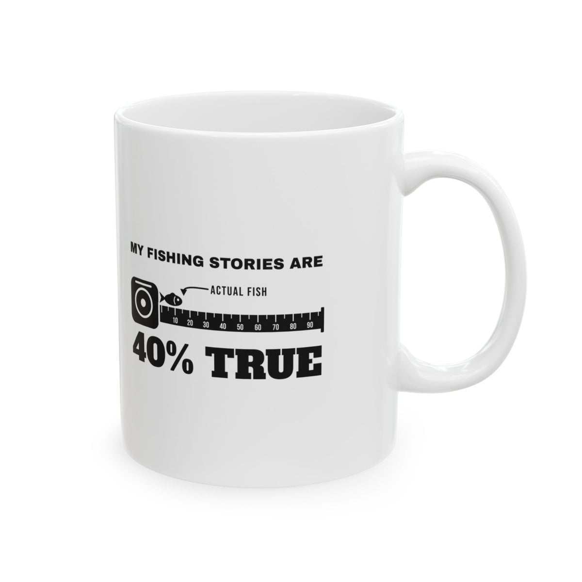 My Fishing Stories Are 40% True Mug