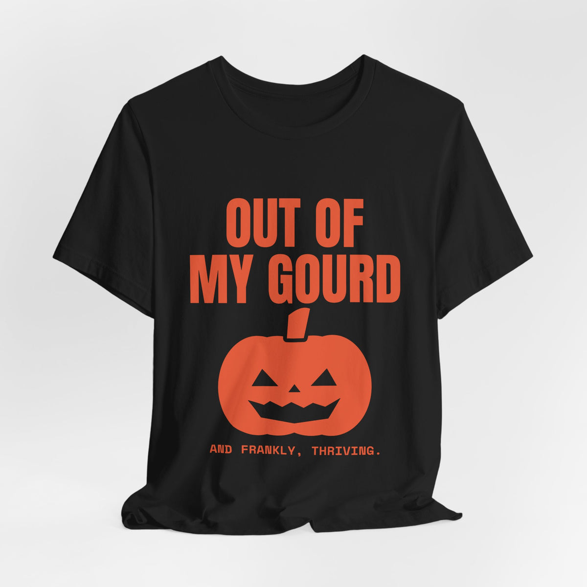 Out of My Gourd Tee (Black / Orange)