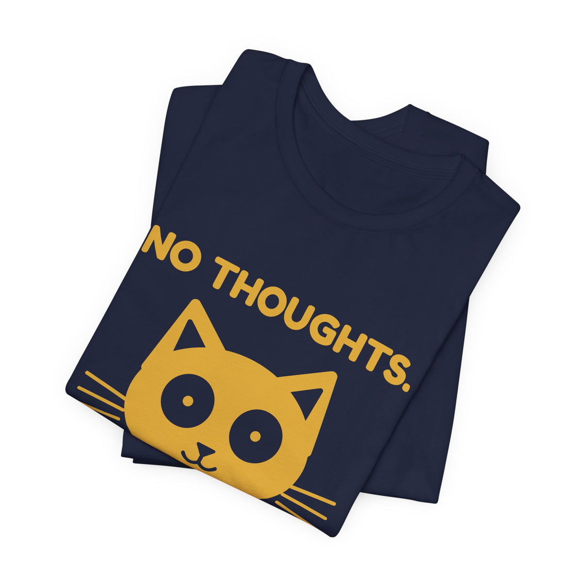 No Thoughts. Just Crimes. Tee (Gold Ink)