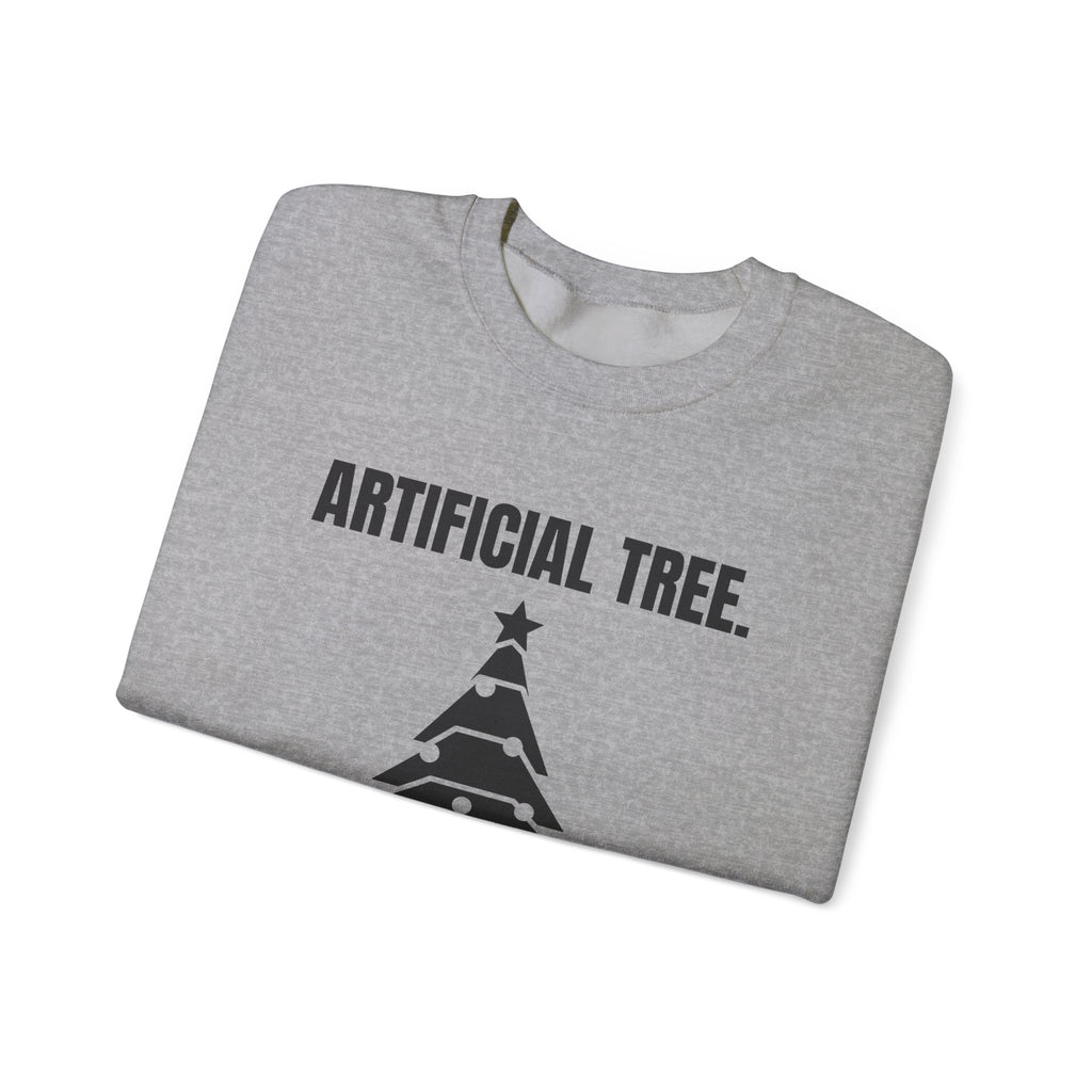 Artificial Tree Artificial Cheer Crewneck Sweatshirt (Light)