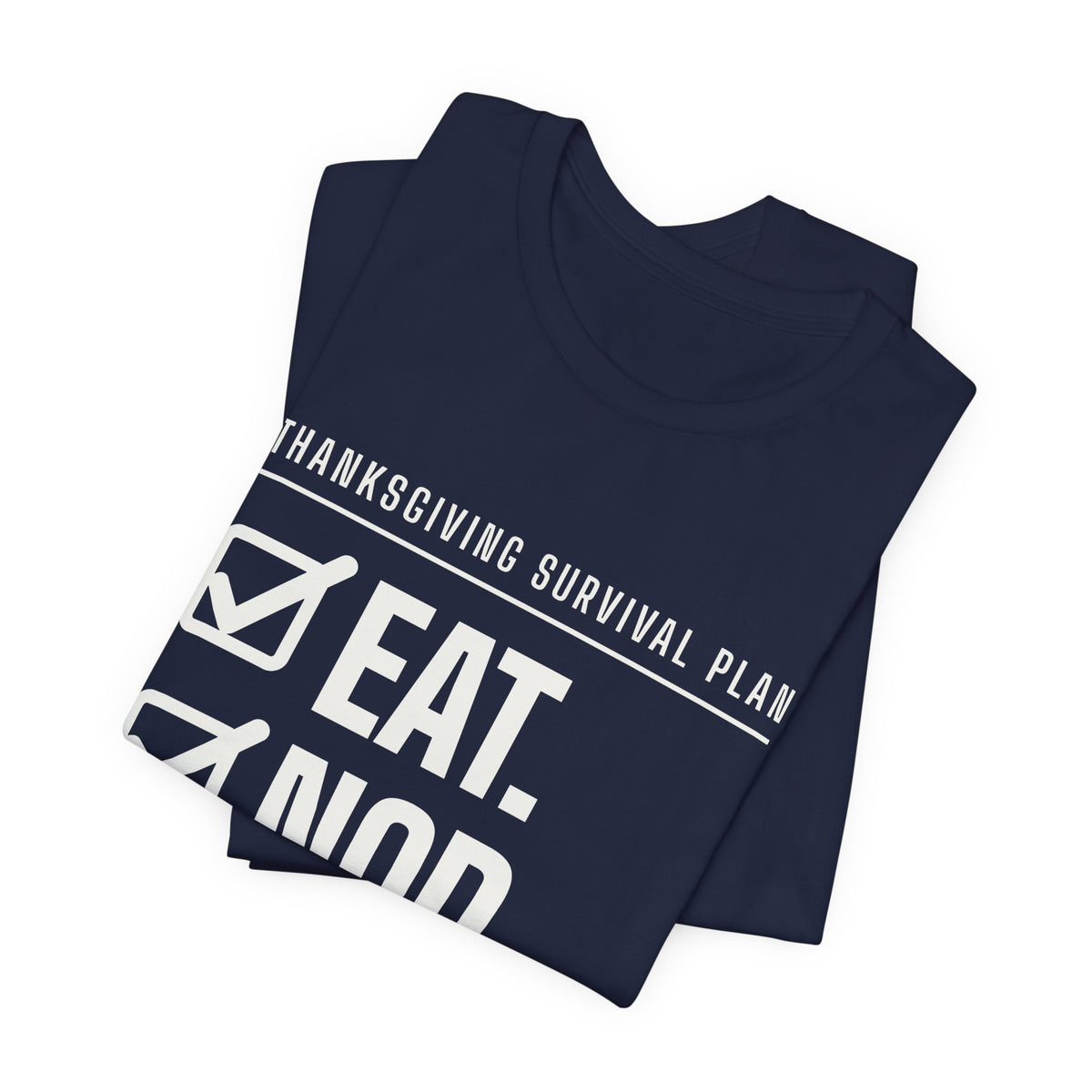 Eat. Nod. Leave. Tee (Dark)