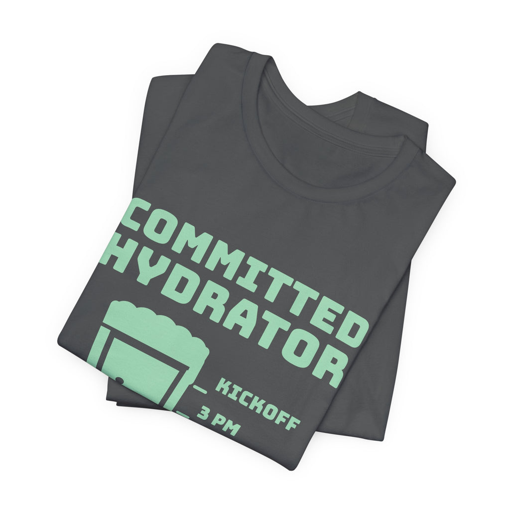 Committed Hydrator (Beer Counts) Tee (Mint Green Ink)