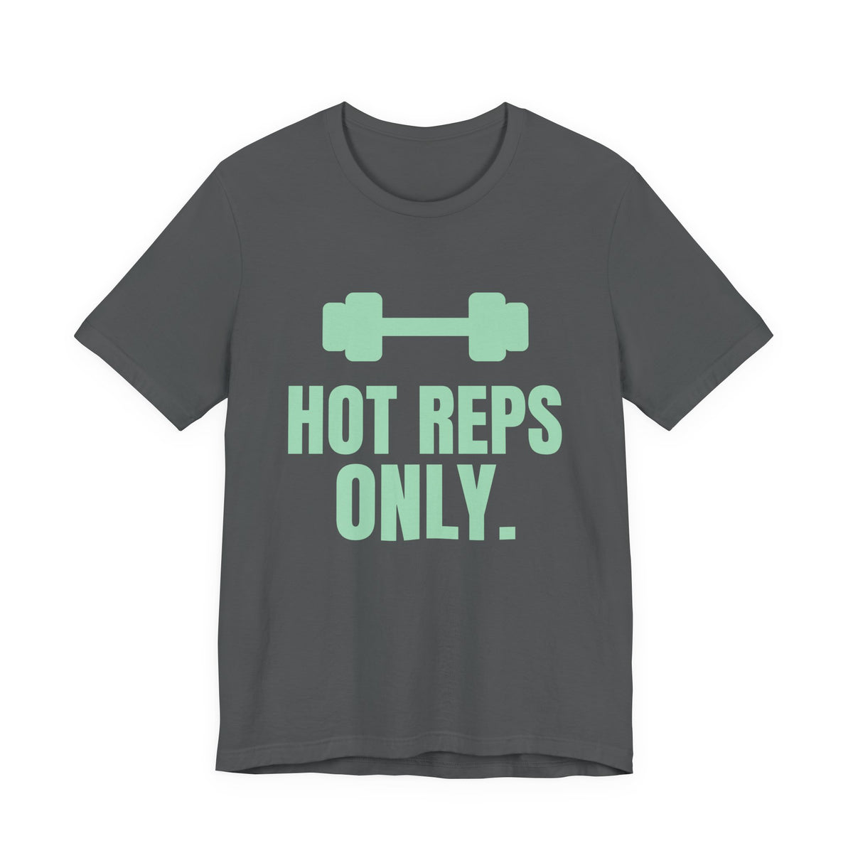 Hot Reps Only Tee (Mint Green Ink)