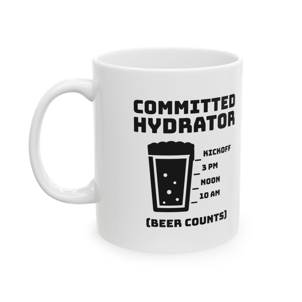 Committed Hydrator (Beer Counts) Mug