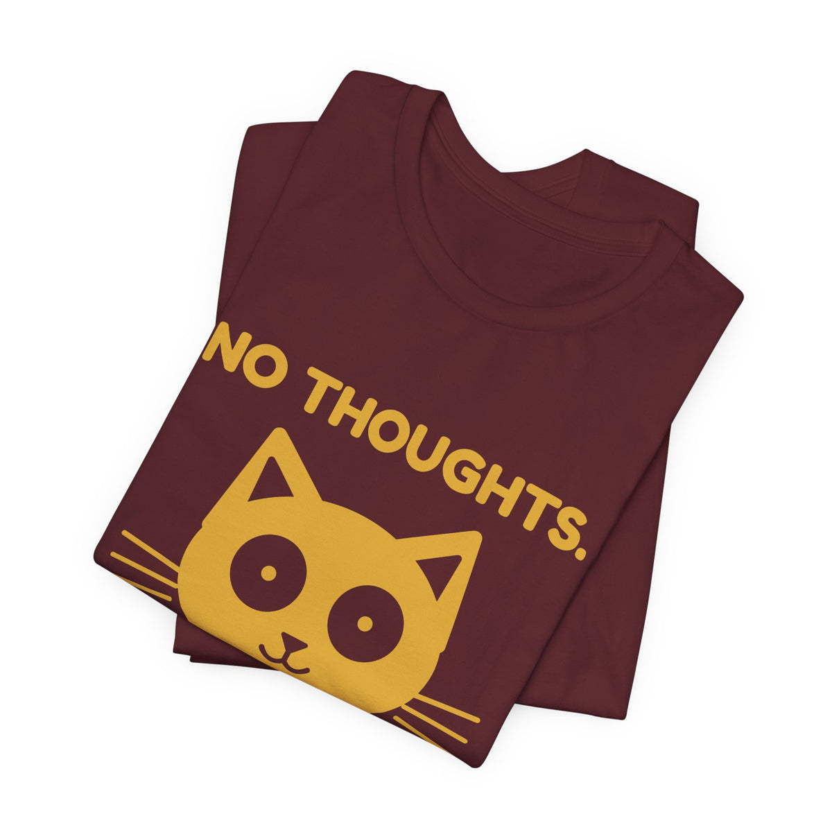 No Thoughts. Just Crimes. Tee (Gold Ink)