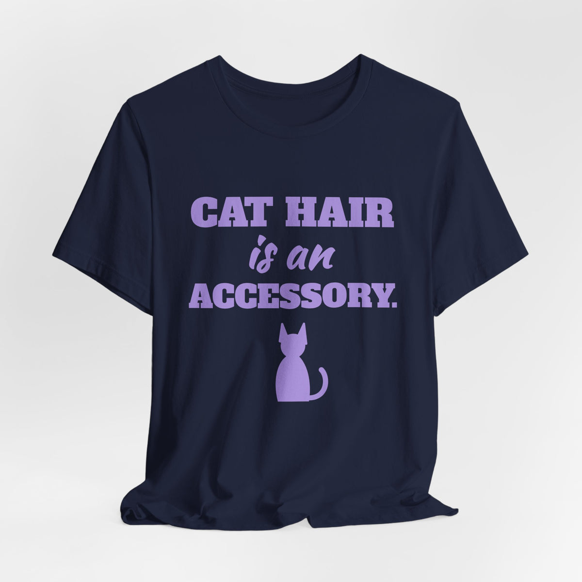 Cat Hair Is an Accessory Tee (Lavender)