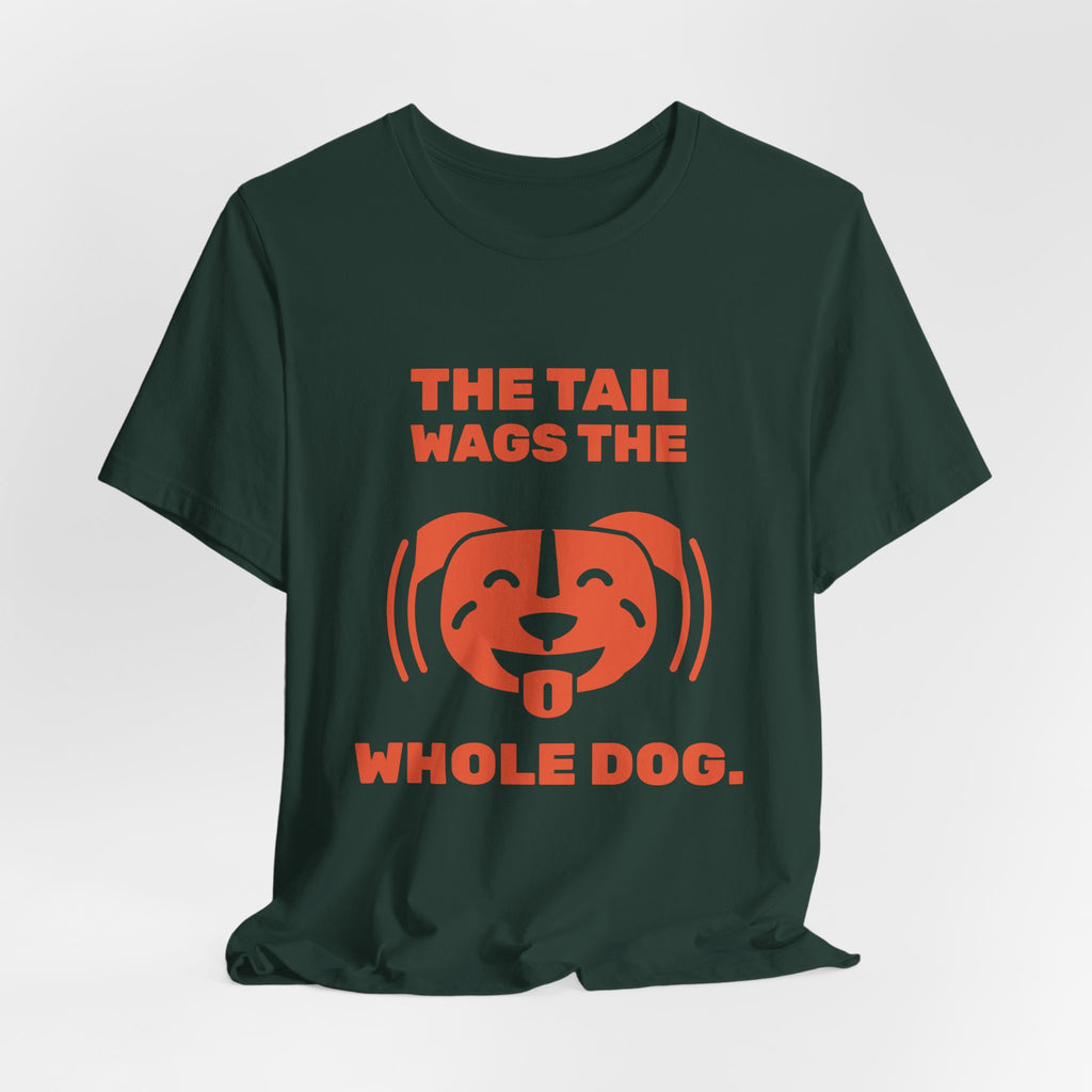 The Tail Wags the Whole Dog Tee (Orange)