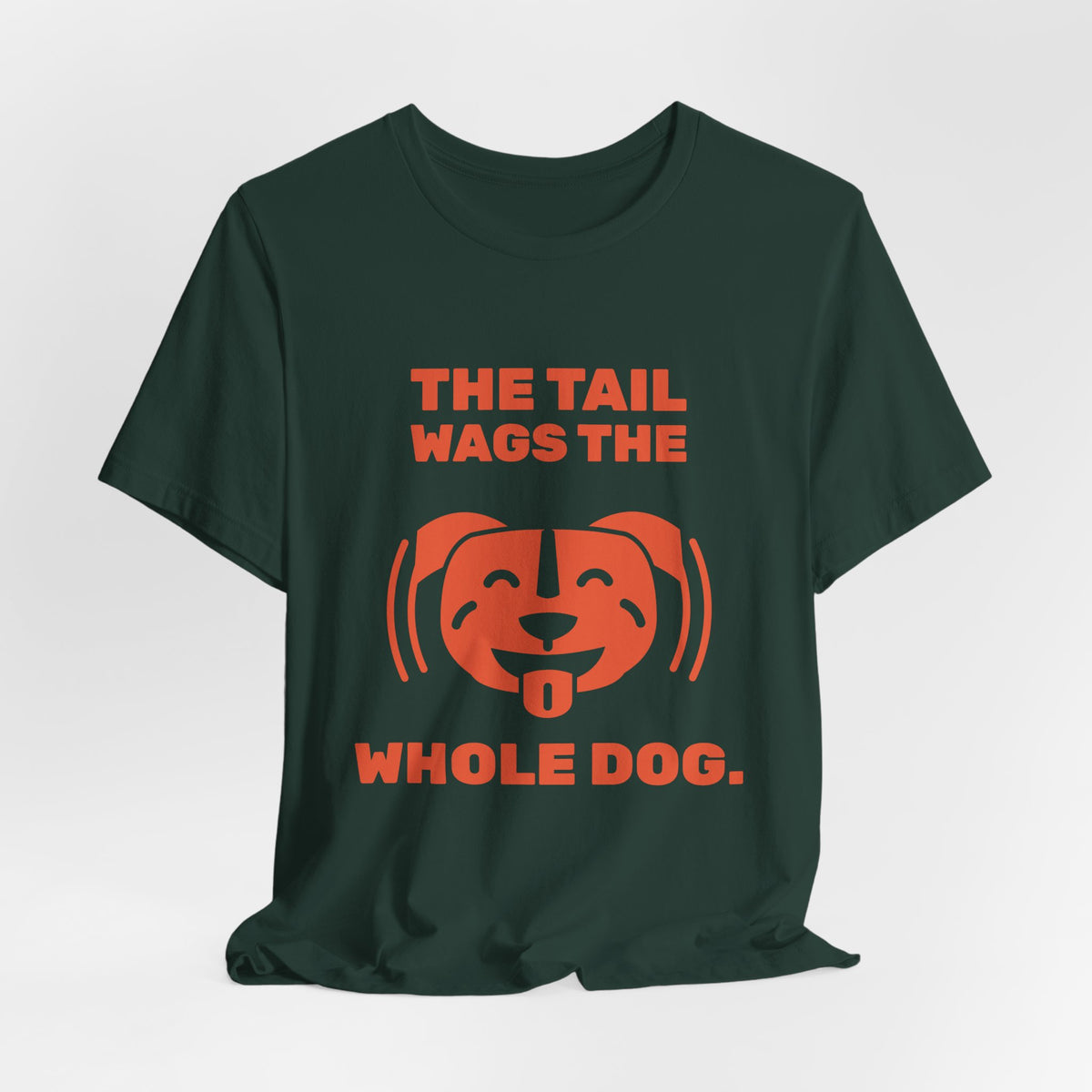The Tail Wags the Whole Dog Tee (Orange)