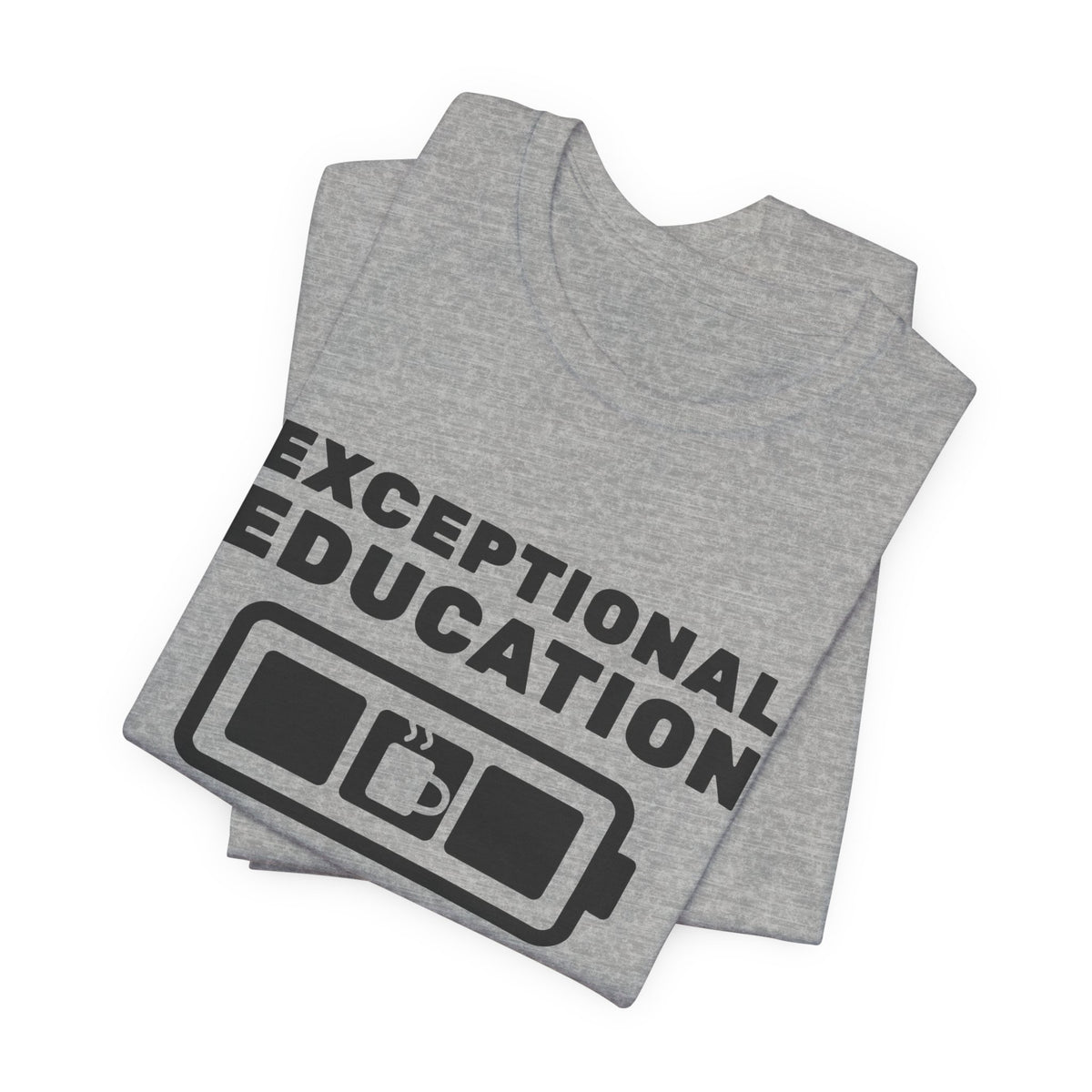 Exceptional Education: Powered by Patience & Coffee Tee (Light)